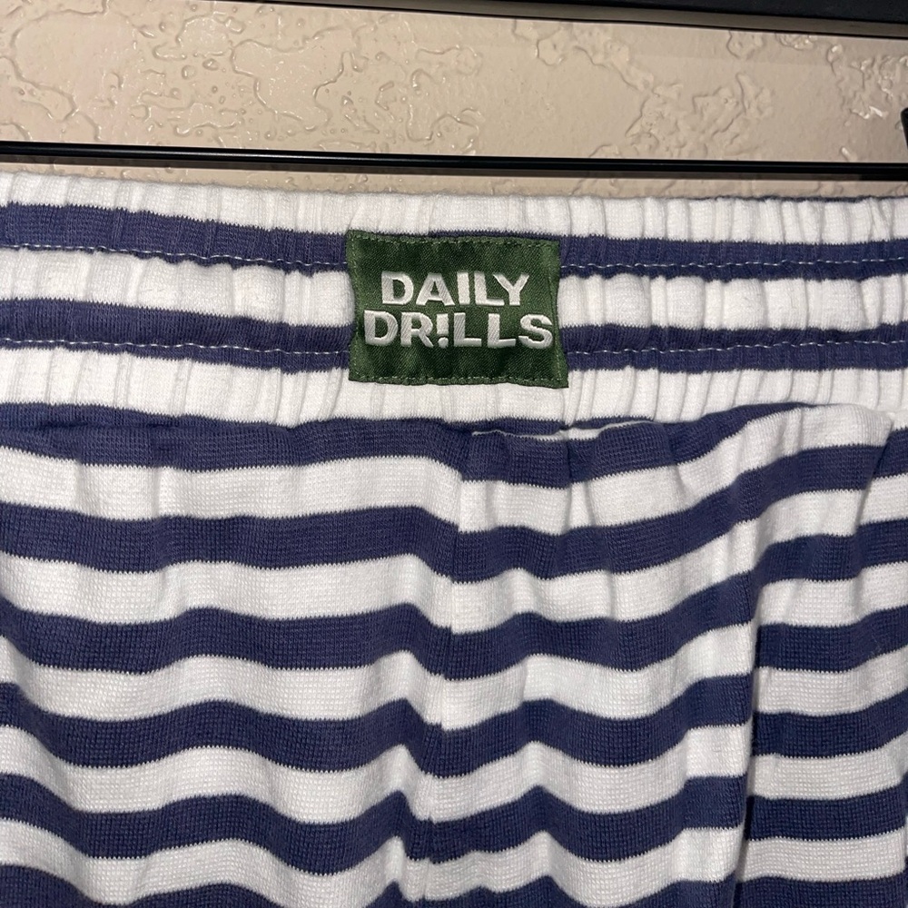 Daily Drills Black and White Striped Crewneck Sweater - Picture 8 of 10